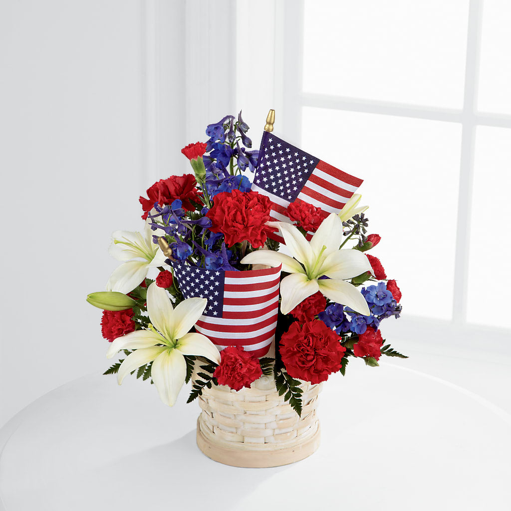 American Glory Bouquet – Unique Flowers And Wedding, Dania Beach FL