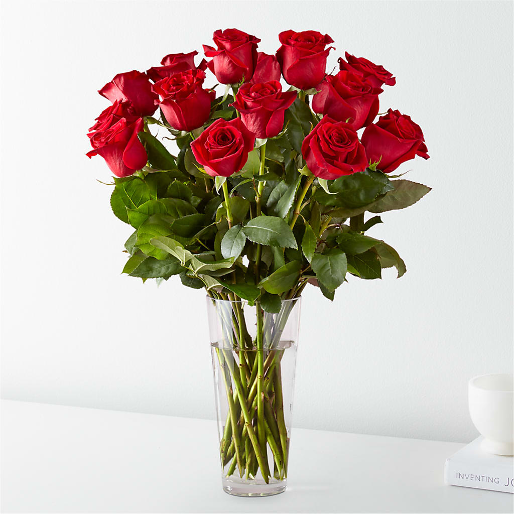 Long Stem Red Rose Bouquet – Unique Flowers And Wedding, Dania Beach FL