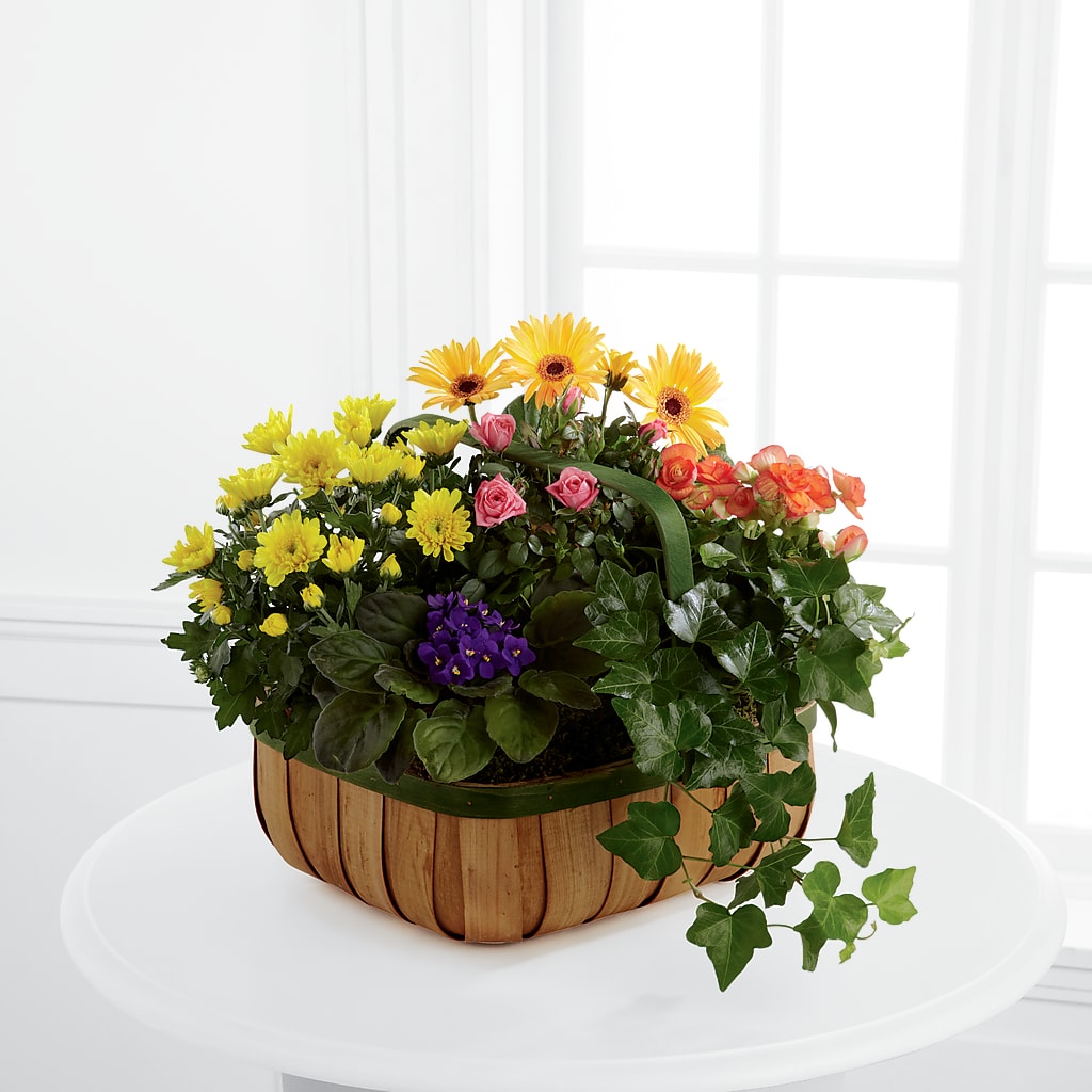 Gentle Blossoms Basket – Unique Flowers And Wedding, Dania Beach FL