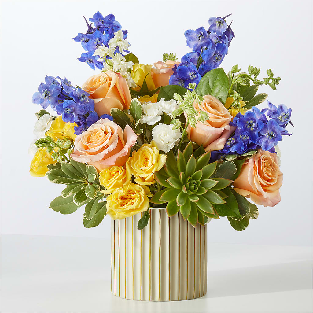 Cobalt Reverie Bouquet – Unique Flowers And Wedding, Dania Beach FL