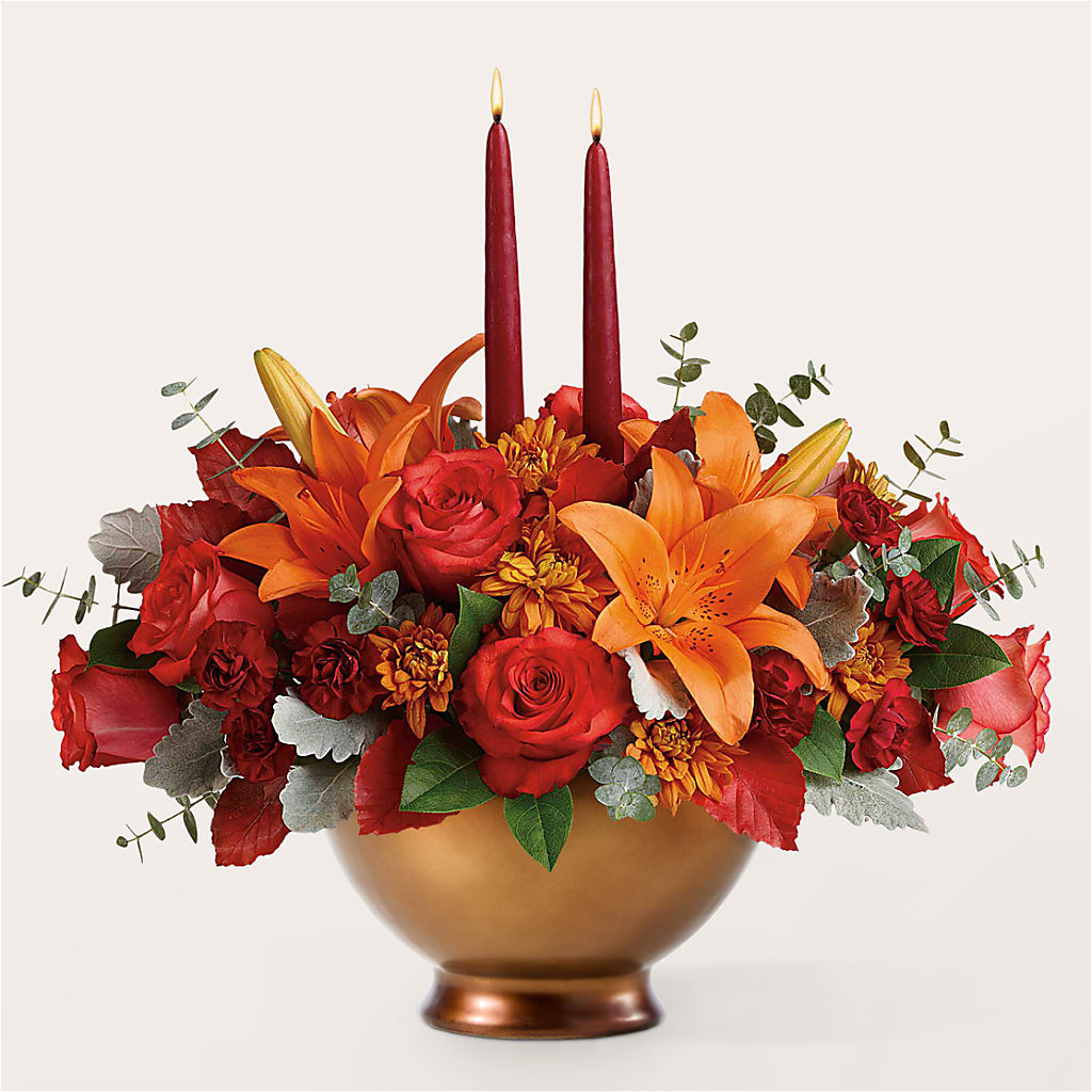 Fruits of Fall Centerpiece – Unique Flowers And Wedding, Dania Beach FL