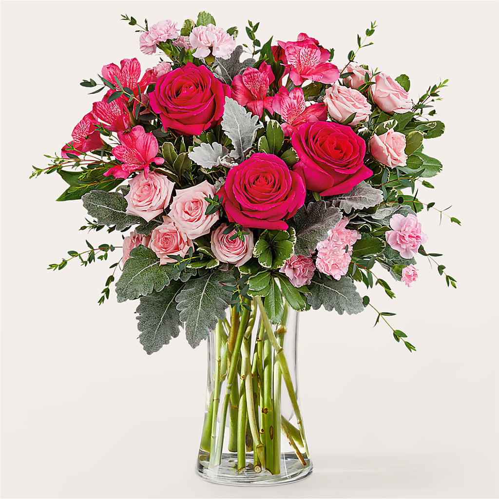 Tickled Pink Bouquet – Unique Flowers And Wedding, Dania Beach FL