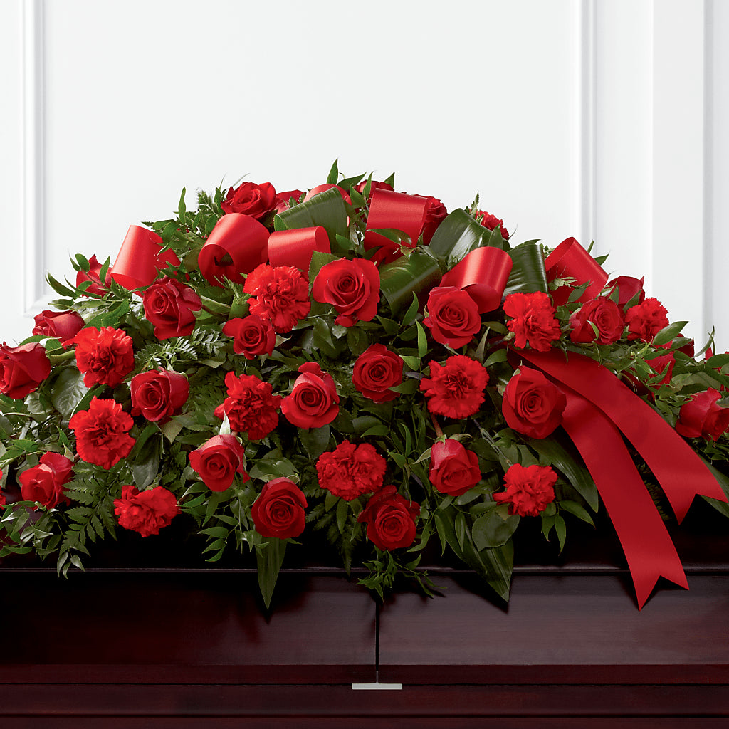 Tribute of Life Casket Spray – Unique Flowers And Wedding, Dania Beach FL