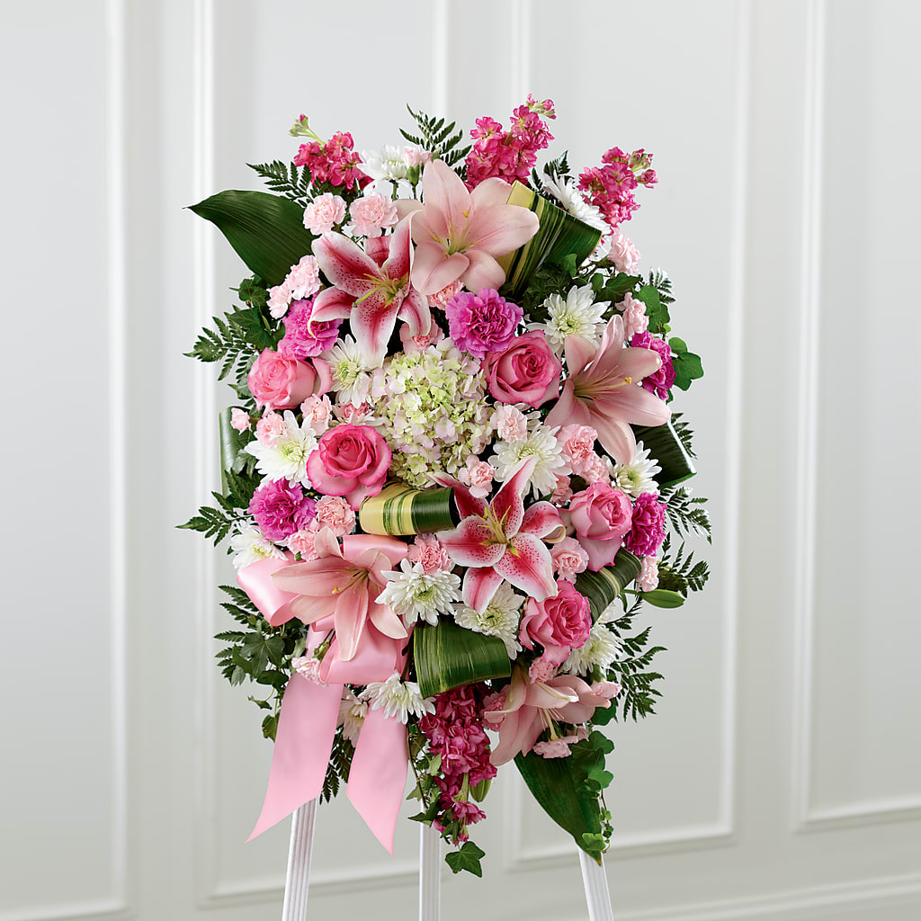 Comforting Standing Spray – Unique Flowers And Wedding, Dania Beach FL
