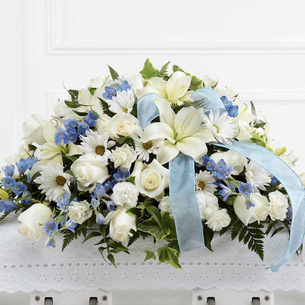 Tender Treasure Casket Spray – Unique Flowers And Wedding, Dania Beach FL