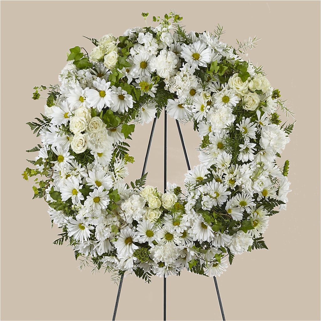 Faithful Wishes Wreath – Unique Flowers And Wedding, Dania Beach FL