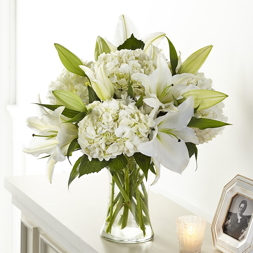 Compassionate Lily Bouquet – Unique Flowers And Wedding, Dania Beach FL