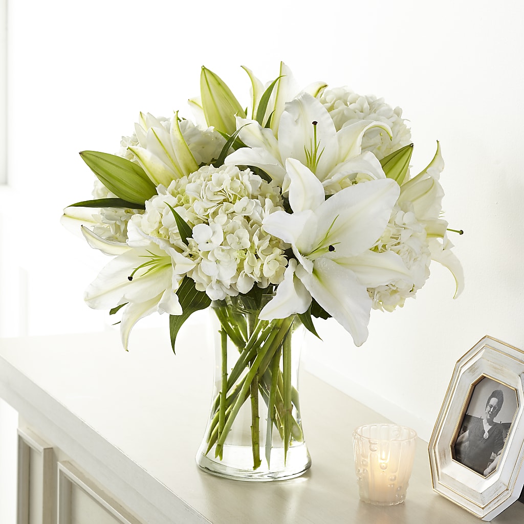 Compassionate Lily Bouquet – Unique Flowers And Wedding, Dania Beach FL