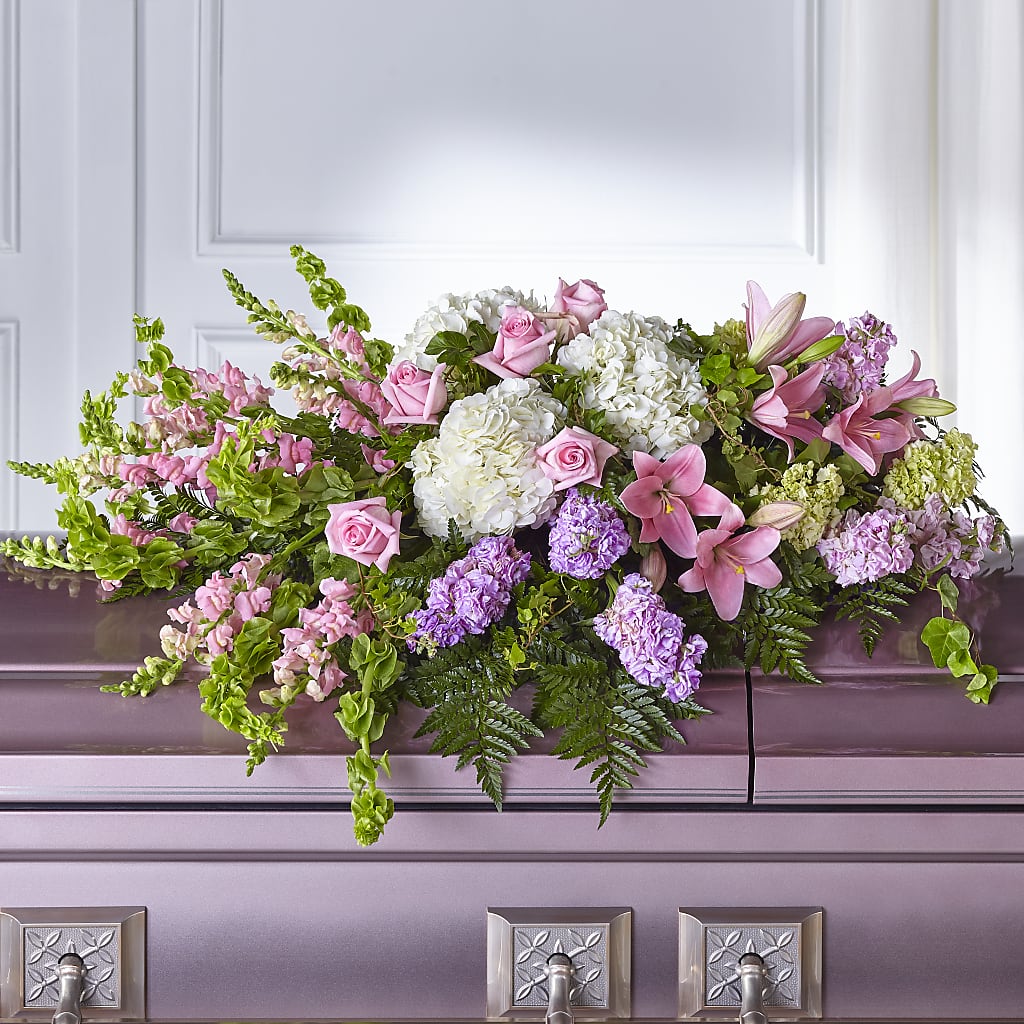 Life's Gratitude Casket Spray – Unique Flowers And Wedding, Dania Beach FL