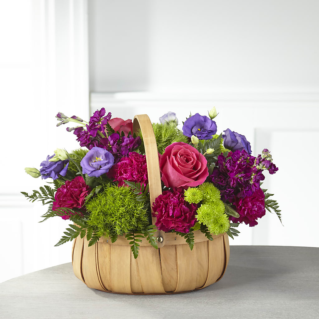 Serene Sanctuary Basket – Unique Flowers And Wedding, Dania Beach FL