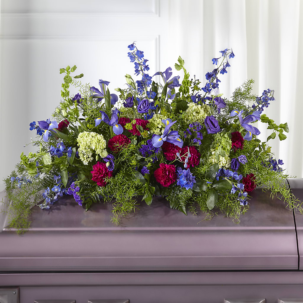 Always Treasured Casket Spray – Unique Flowers And Wedding, Dania Beach FL