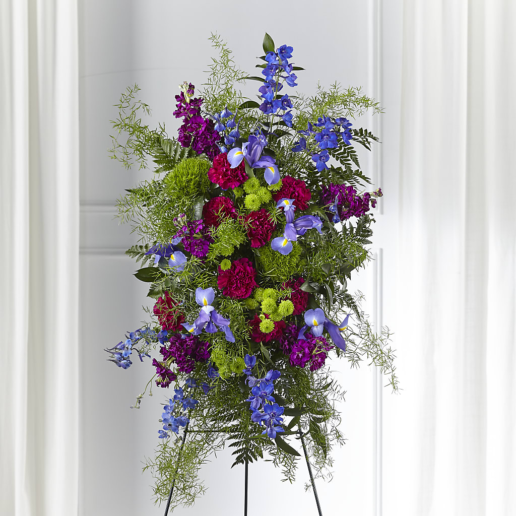 Heavenly Skies Standing Spray – Unique Flowers And Wedding, Dania Beach FL