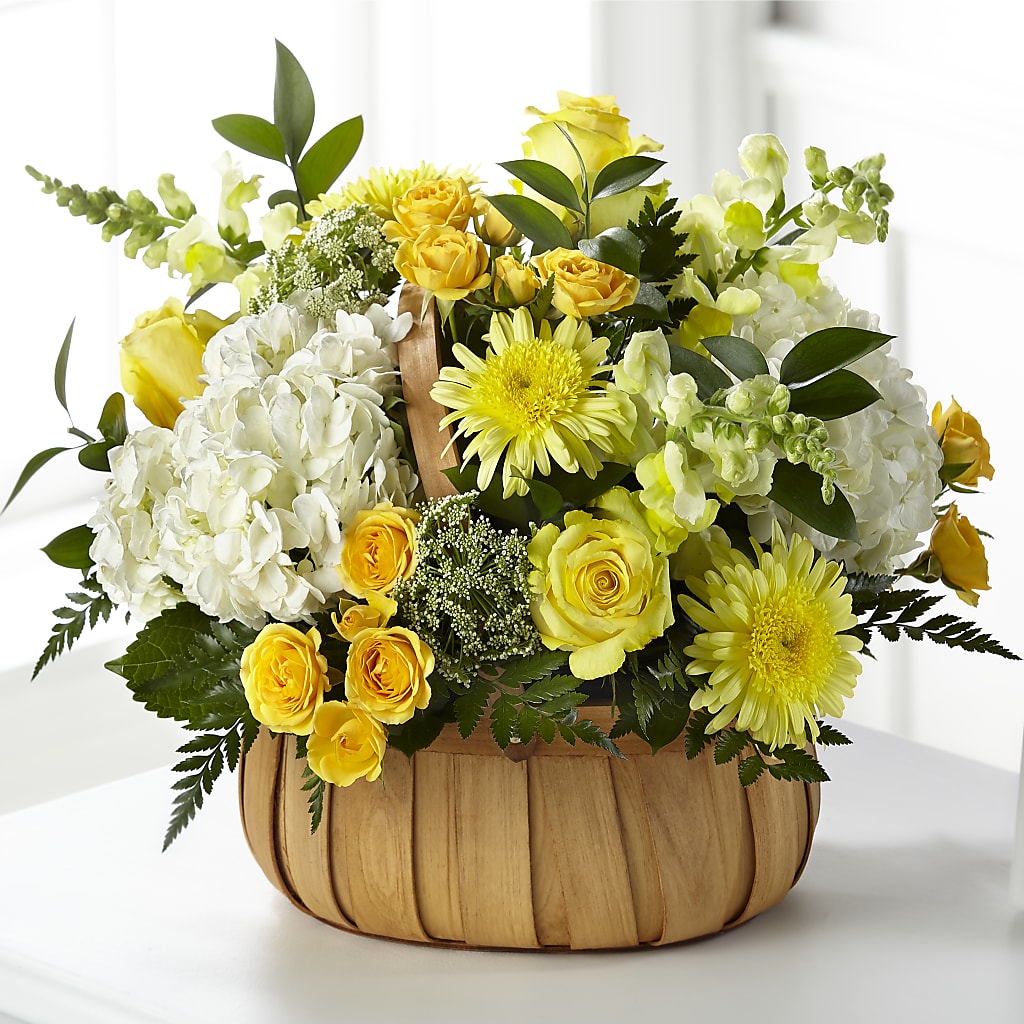 Rustic Remembrance Basket – Unique Flowers And Wedding, Dania Beach FL
