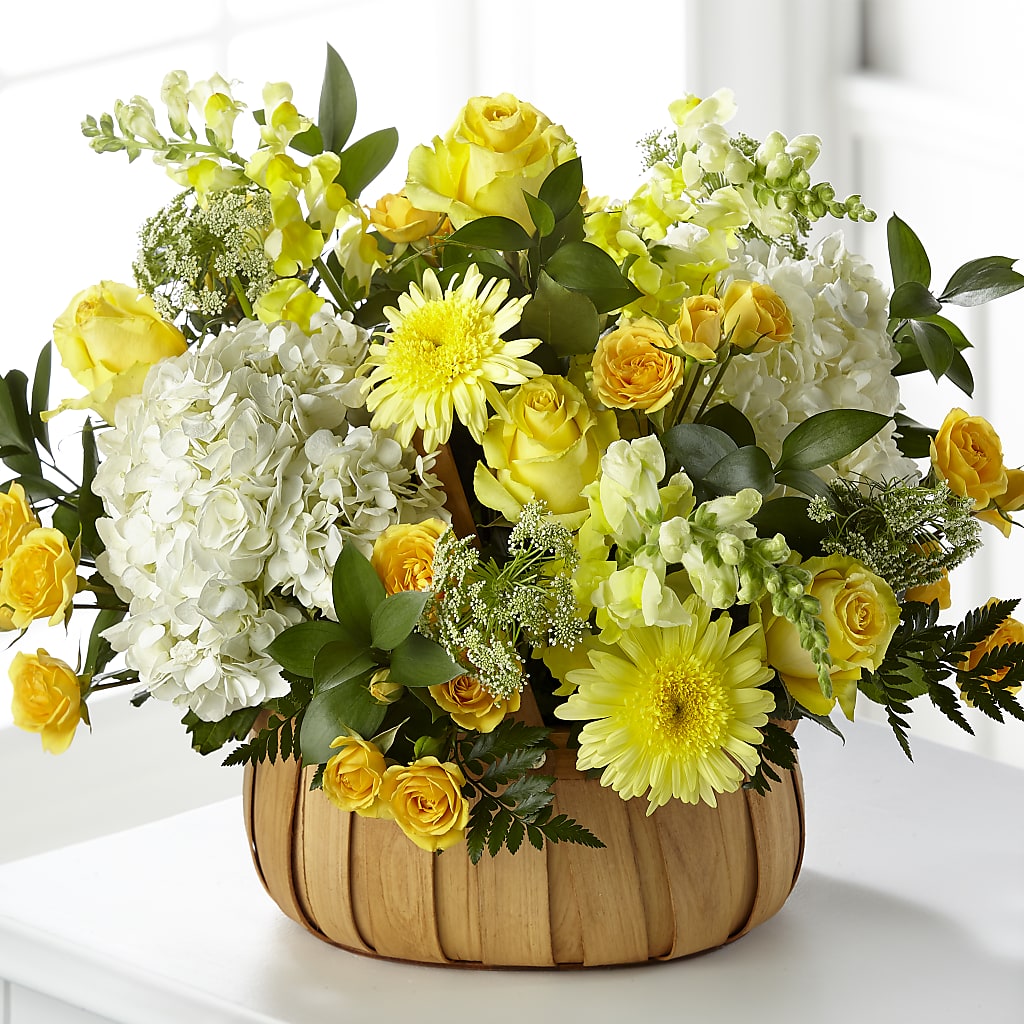 Rustic Remembrance Basket – Unique Flowers And Wedding, Dania Beach FL