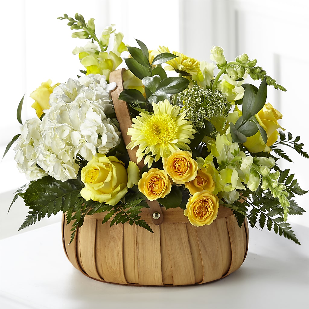 Rustic Remembrance Basket – Unique Flowers And Wedding, Dania Beach FL