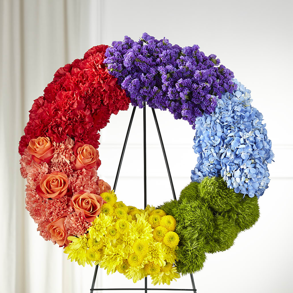 Circle of Love Wreath – Unique Flowers And Wedding, Dania Beach FL