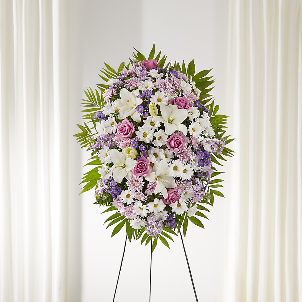 Surrounded by Love Standing Spray – Unique Flowers And Wedding, Dania Beach FL