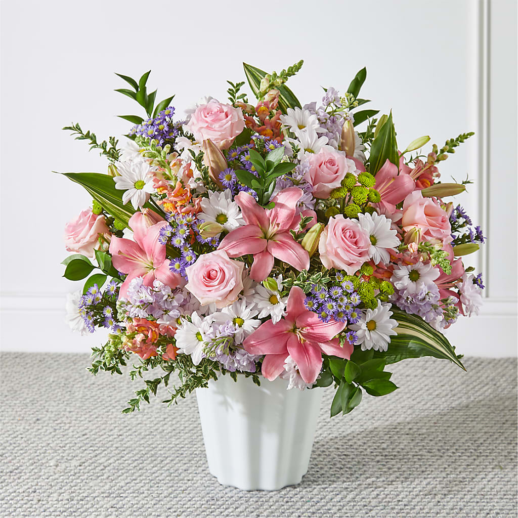 Abundant Compassion Floor Basket – Unique Flowers And Wedding, Dania Beach FL