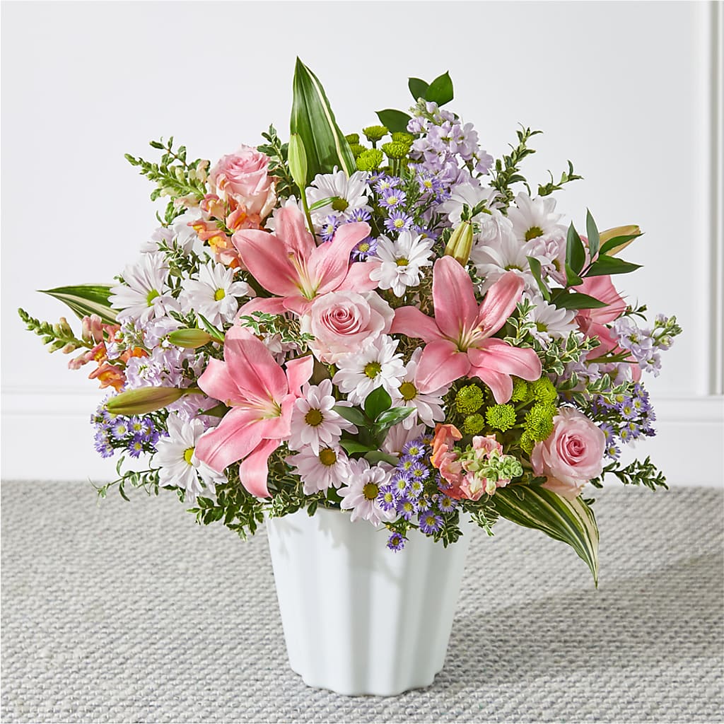 Abundant Compassion Floor Basket – Unique Flowers And Wedding, Dania Beach FL