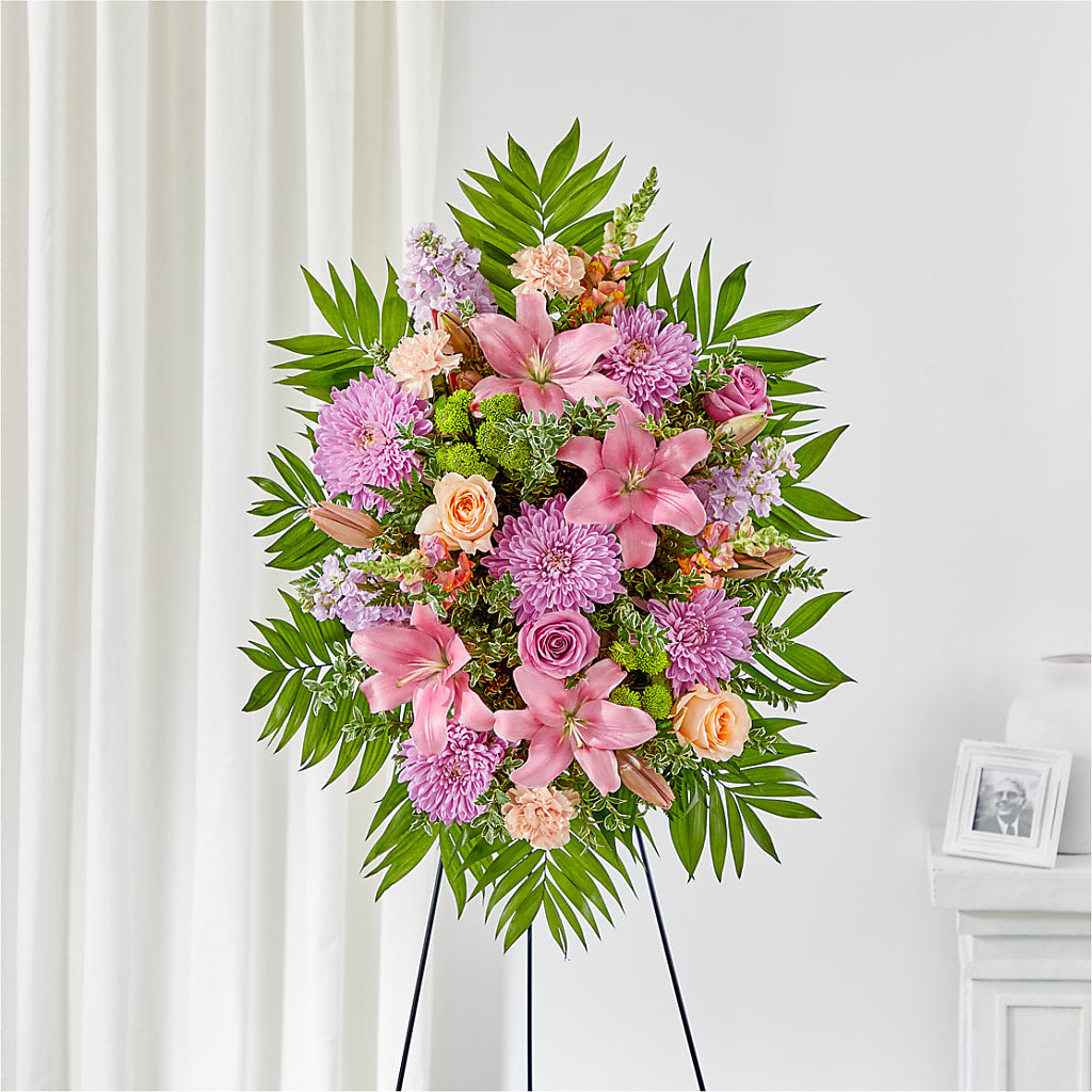 Love & Light Standing Spray – Unique Flowers And Wedding, Dania Beach FL