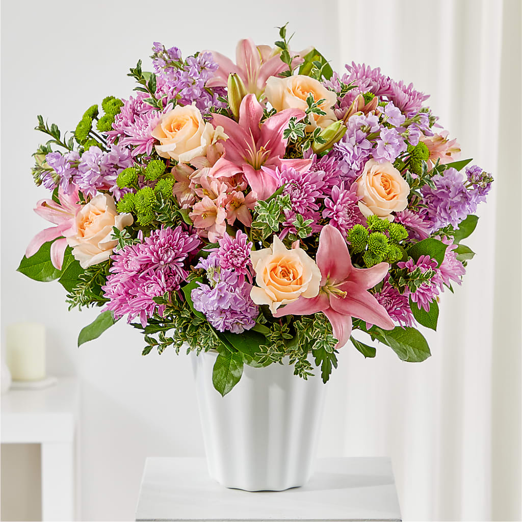 Supportive Embrace Tabletop Basket – Unique Flowers And Wedding, Dania Beach FL