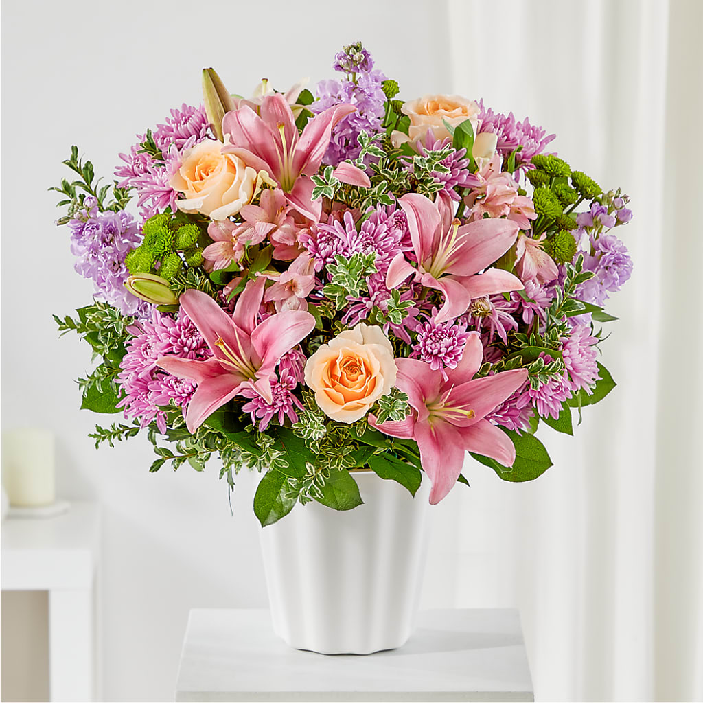 Supportive Embrace Tabletop Basket – Unique Flowers And Wedding, Dania Beach FL