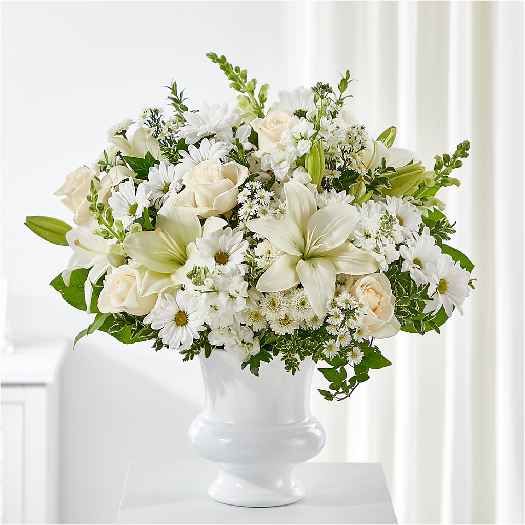 Uplifting Urn Arrangement – Unique Flowers And Wedding, Dania Beach FL