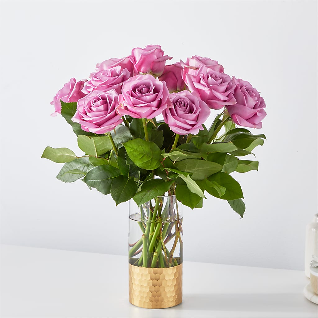Secret Admirer Lavender Rose Bouquet – Unique Flowers And Wedding, Dania Beach FL