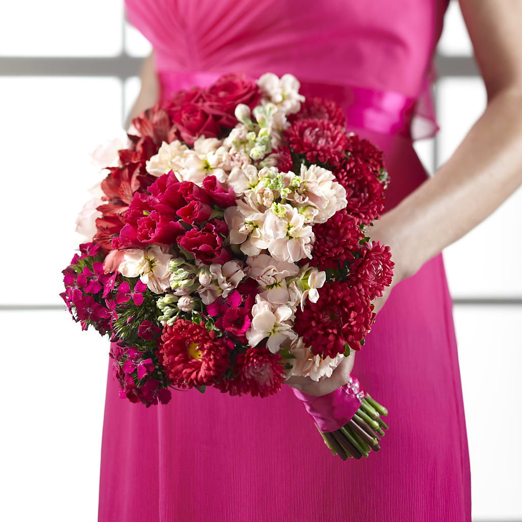 Pink Effervescence Bouquet – Unique Flowers And Wedding, Dania Beach FL