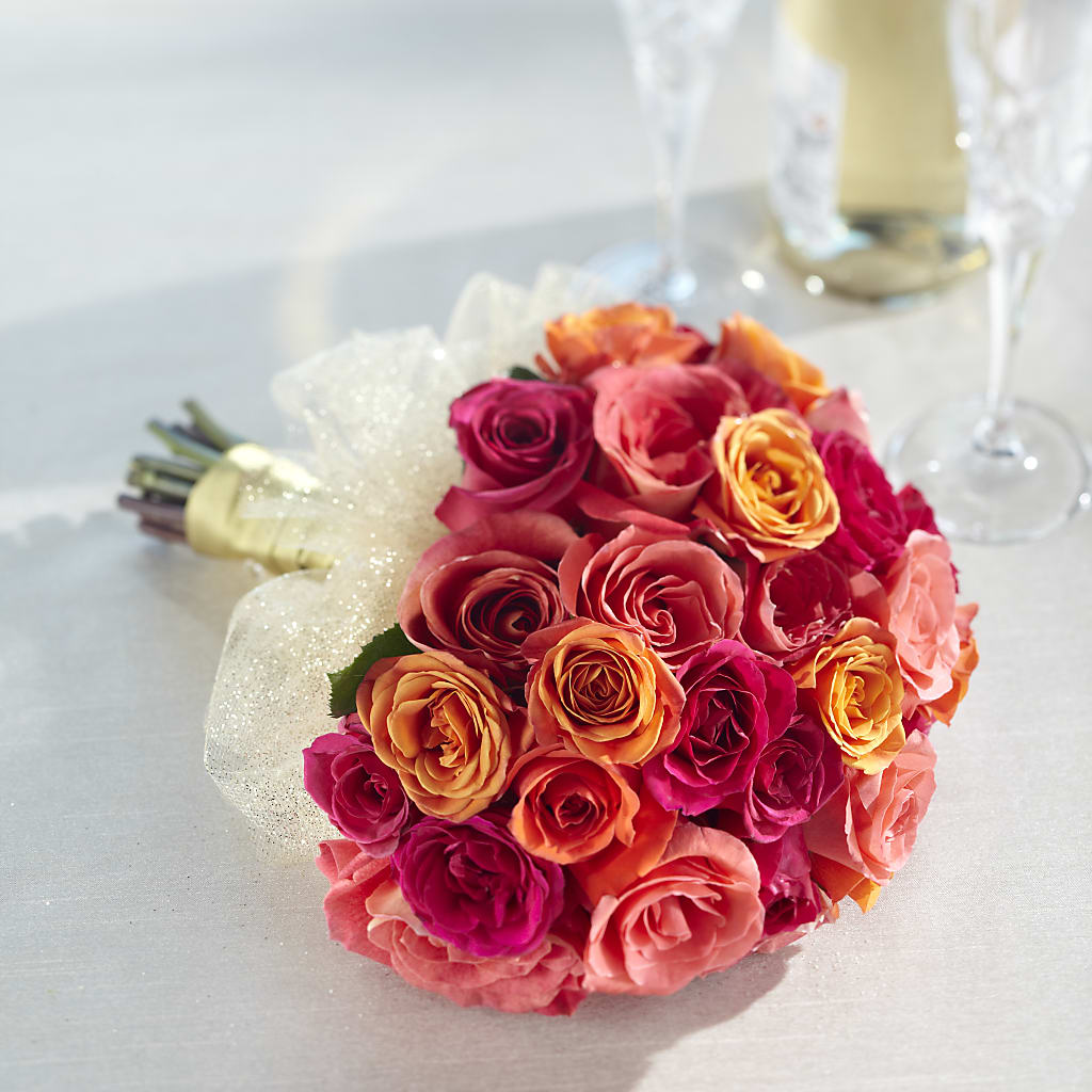Sweet Roses Bouquet – Unique Flowers And Wedding, Dania Beach FL