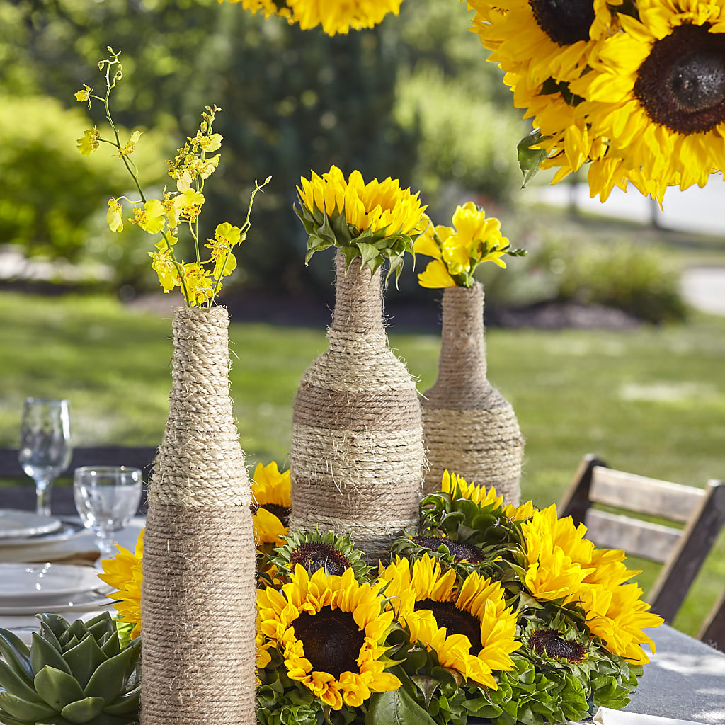 Sublime Garden Centerpiece – Unique Flowers And Wedding, Dania Beach FL