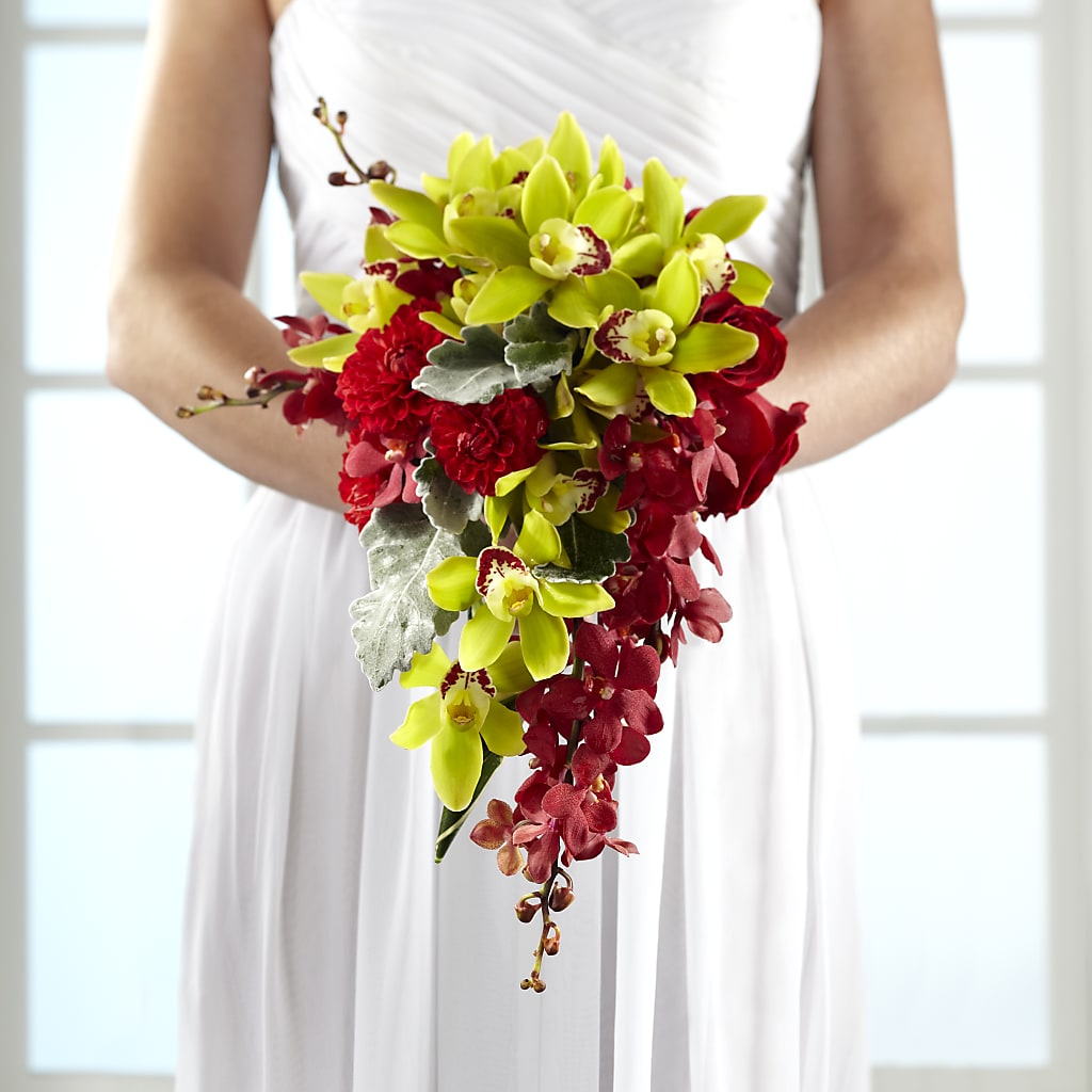 Elegant Orchid Bouquet – Unique Flowers And Wedding, Dania Beach FL