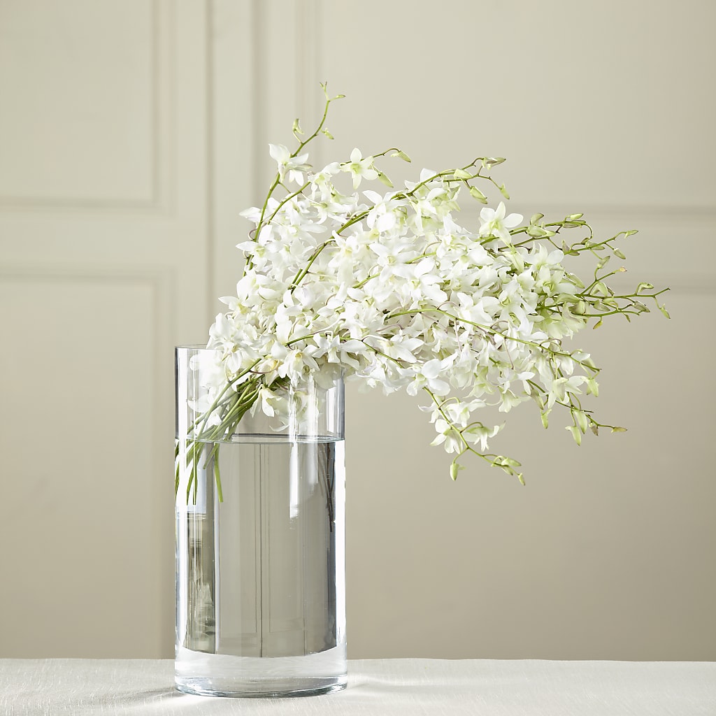 White Dendrobium Bouquet – Unique Flowers And Wedding, Dania Beach FL