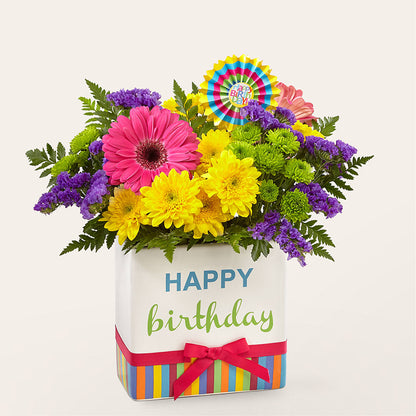 Birthday Brights Bouquet –  Unique Flowers And Wedding, Dania Beach FL