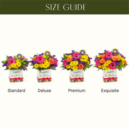 Birthday Brights Bouquet –  Unique Flowers And Wedding, Dania Beach FL