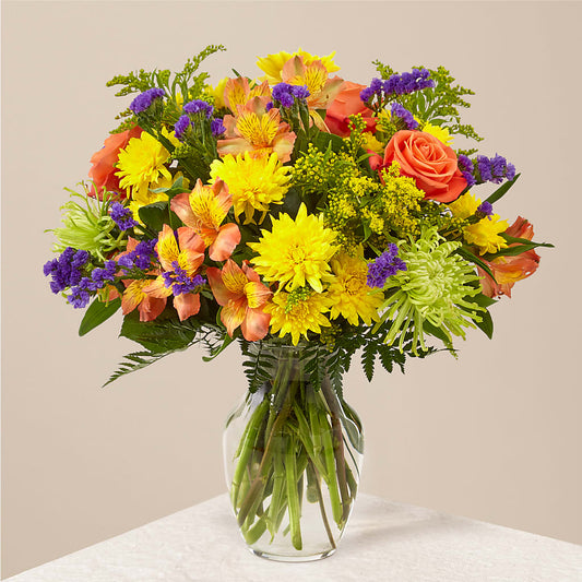Marmalade Skies Bouquet –  Unique Flowers And Wedding, Dania Beach FL