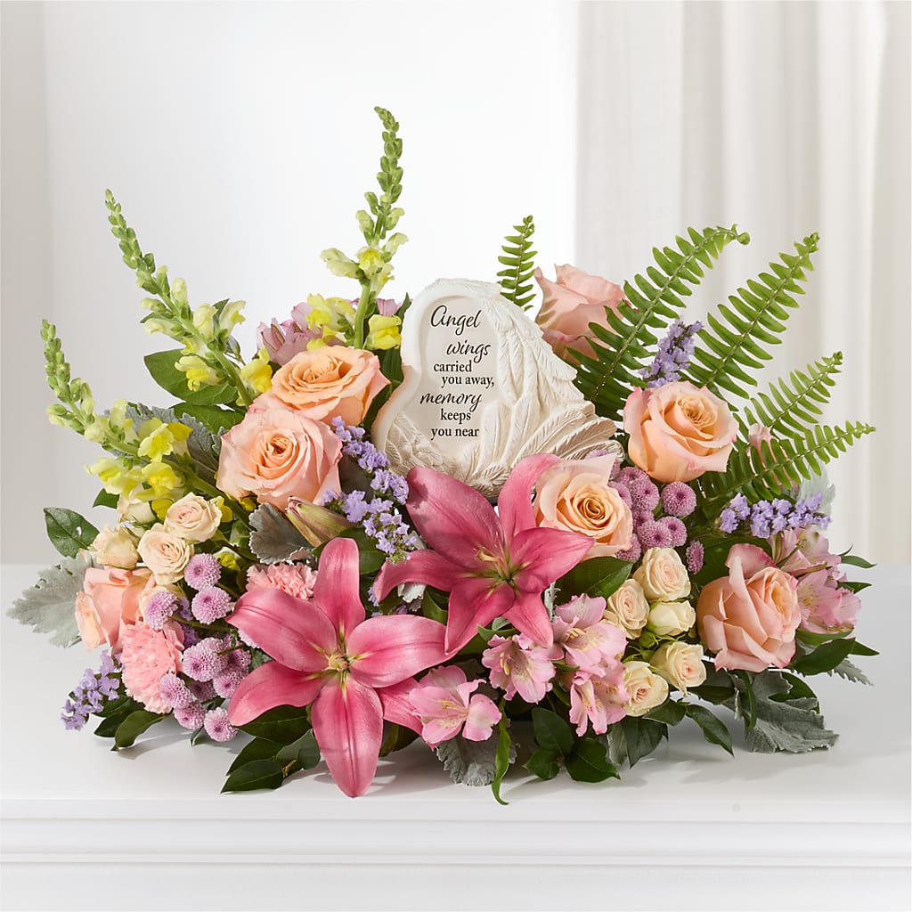 Gentle Light Arrangement –  Unique Flowers And Wedding, Dania Beach FL