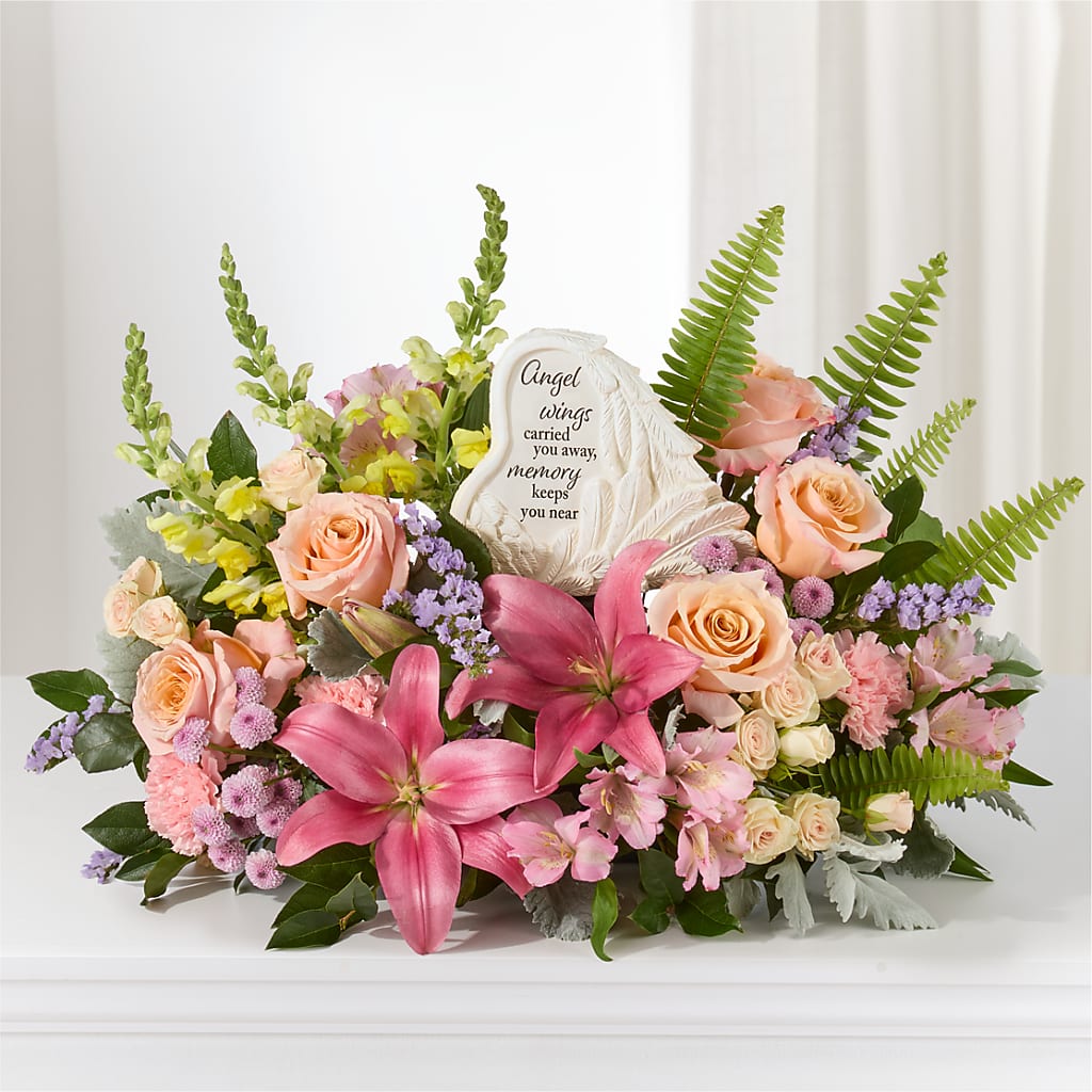 Gentle Light Arrangement –  Unique Flowers And Wedding, Dania Beach FL