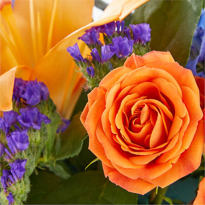 Radiant Citrus Box Bouquet –  Unique Flowers And Wedding, Dania Beach FL