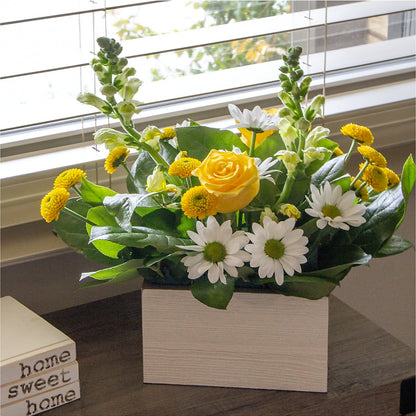 Sun Salutation Box Bouquet –  Unique Flowers And Wedding, Dania Beach FL