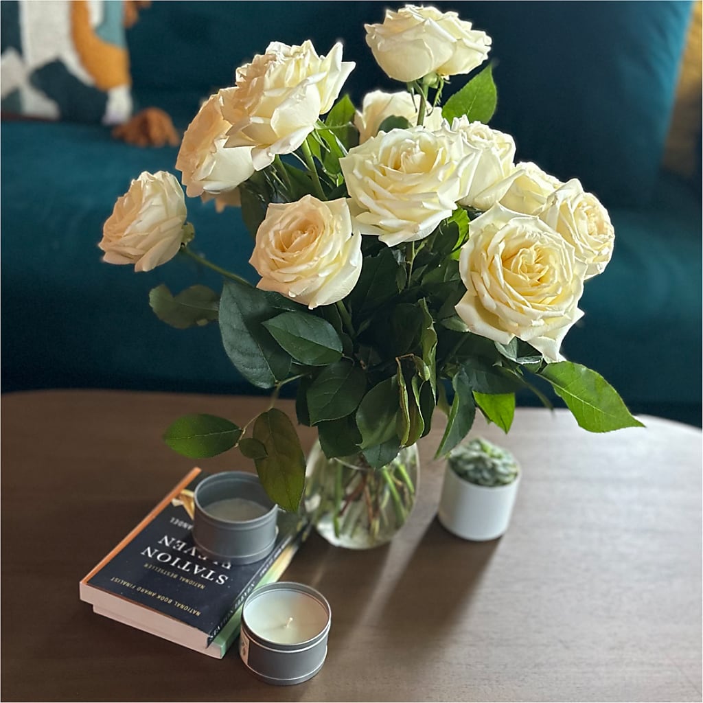 Long Stem Yellow Rose Bouquet –  Unique Flowers And Wedding, Dania Beach FL