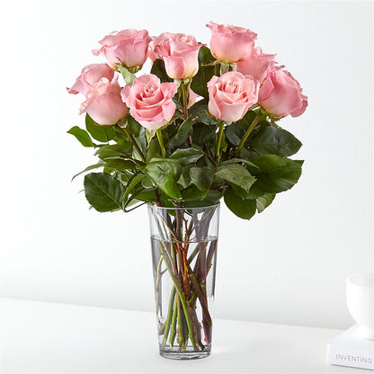 Long Stem Pink Rose Bouquet –  Unique Flowers And Wedding, Dania Beach FL