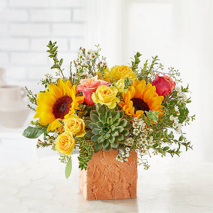 Sunflower Season Bouquet –  Unique Flowers And Wedding, Dania Beach FL
