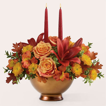 Harvest Table Centerpiece –  Unique Flowers And Wedding, Dania Beach FL