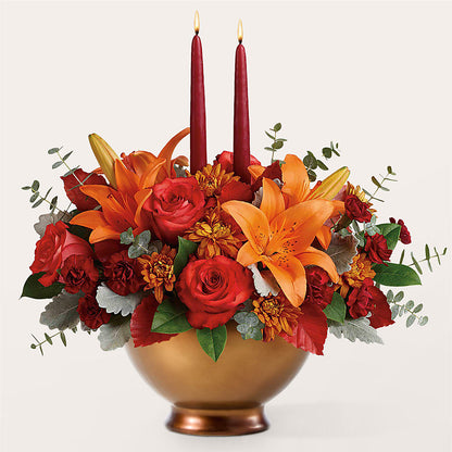 Fruits of Fall Centerpiece –  Unique Flowers And Wedding, Dania Beach FL