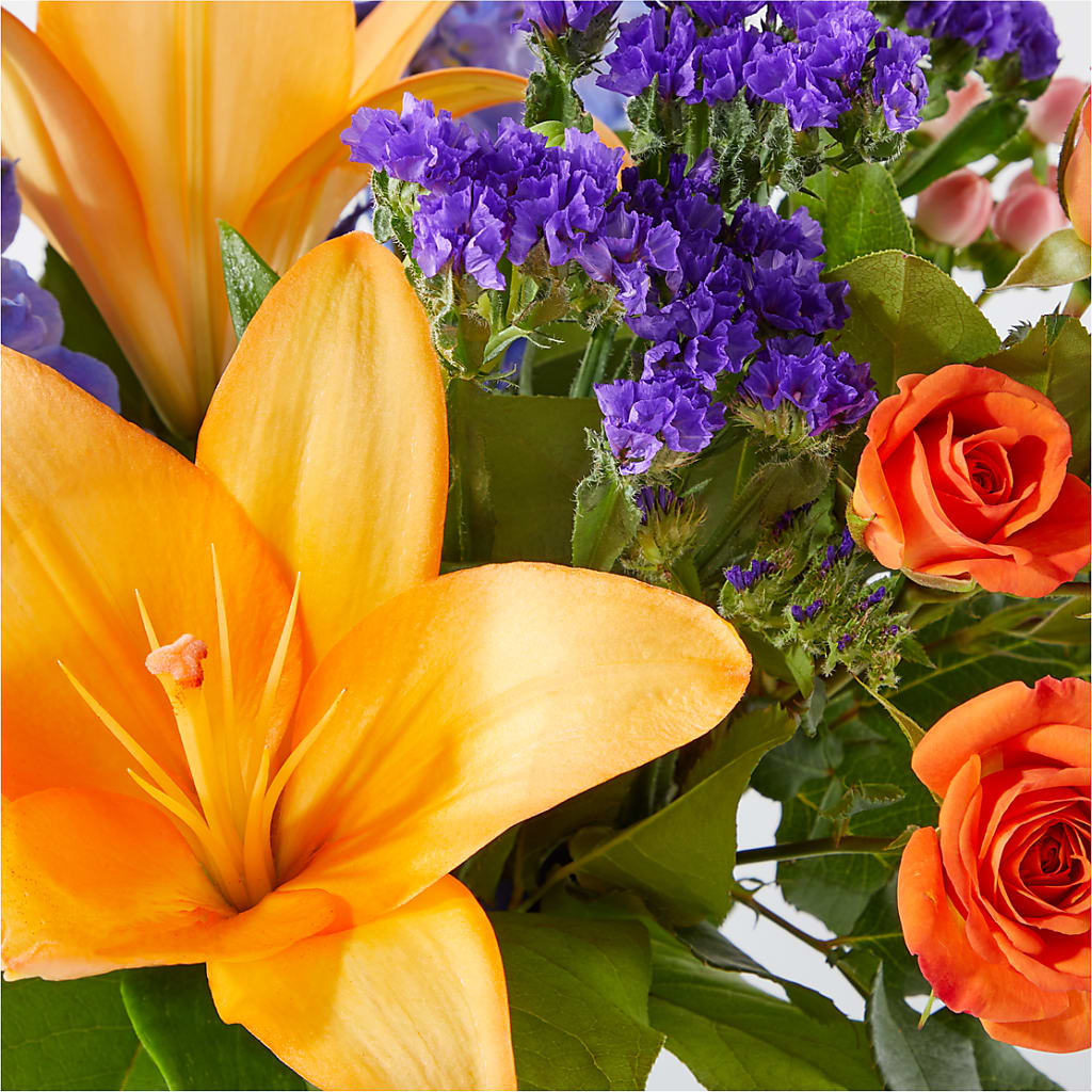 Radiant Citrus Bouquet –  Unique Flowers And Wedding, Dania Beach FL