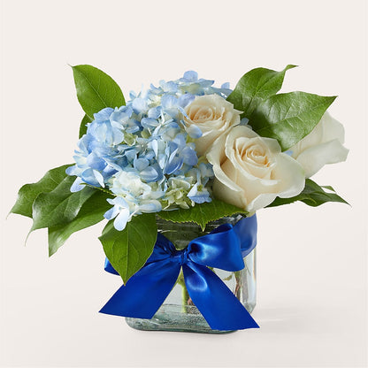 Sky Blue Delight Bouquet –  Unique Flowers And Wedding, Dania Beach FL