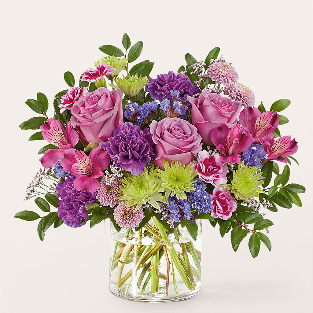 Glass Half Full Bouquet –  Unique Flowers And Wedding, Dania Beach FL