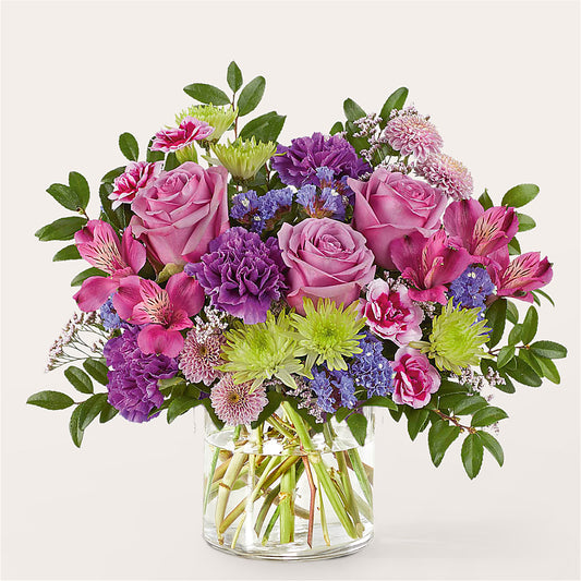 Glass Half Full Bouquet –  Unique Flowers And Wedding, Dania Beach FL