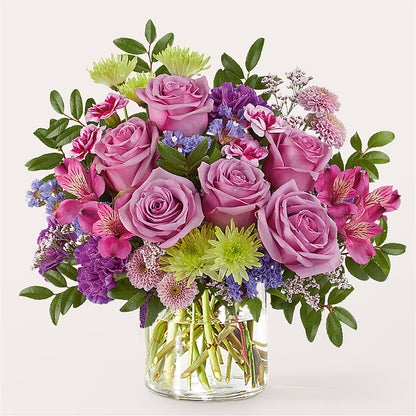 Glass Half Full Bouquet –  Unique Flowers And Wedding, Dania Beach FL